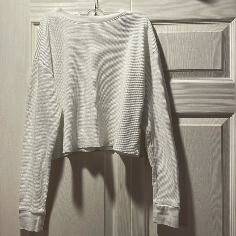 Waffle Textured White-T